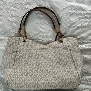 Michael Kors signature vanilla tote